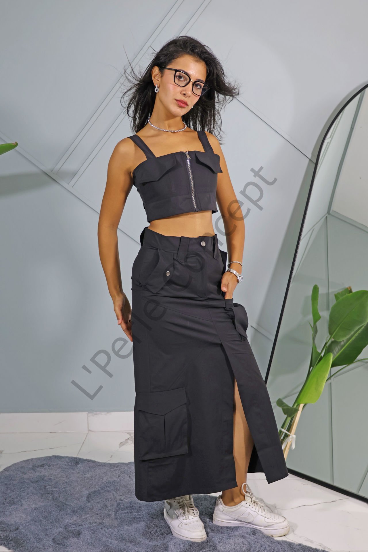 Etek Crop Takım