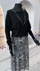 Zebra Desen Etek