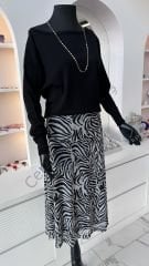 Zebra Desen Etek